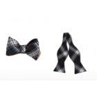 Navy, Green, & Red Tartan Plaid Cummerbund & Bow Tie